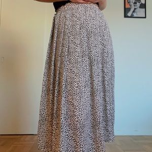 Cheetah maxi skirt